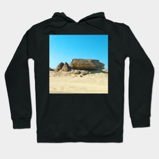 Rock formation at Shaleem, Oman Hoodie